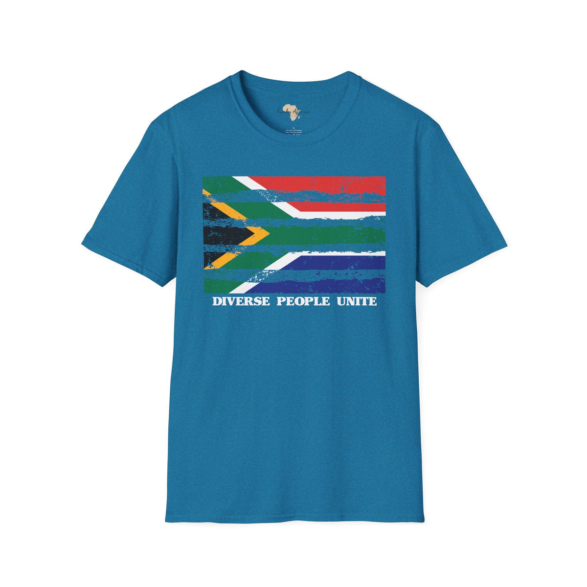 South Africa strip unisex softstyle tee Funky African