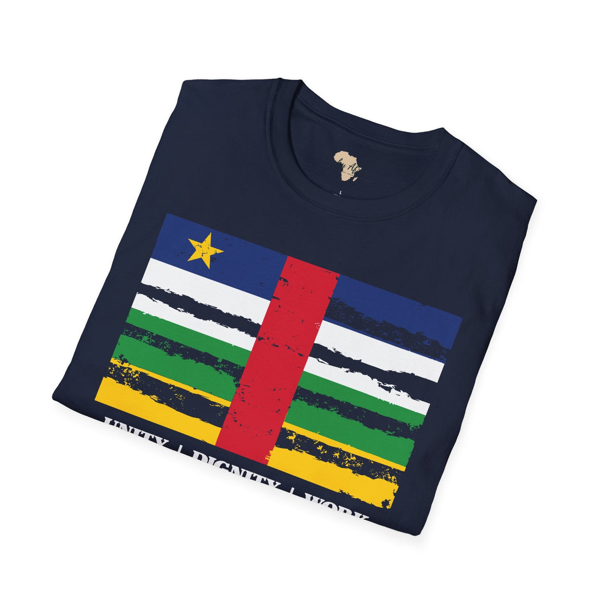 Central African Republic strip unisex softstyle tee Funky African