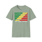 Republic of the Congo strip unisex softstyle tee