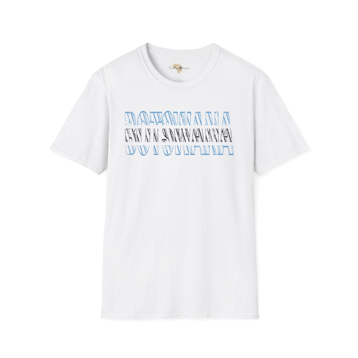 Botswana text unisex softstyle tee Funky African
