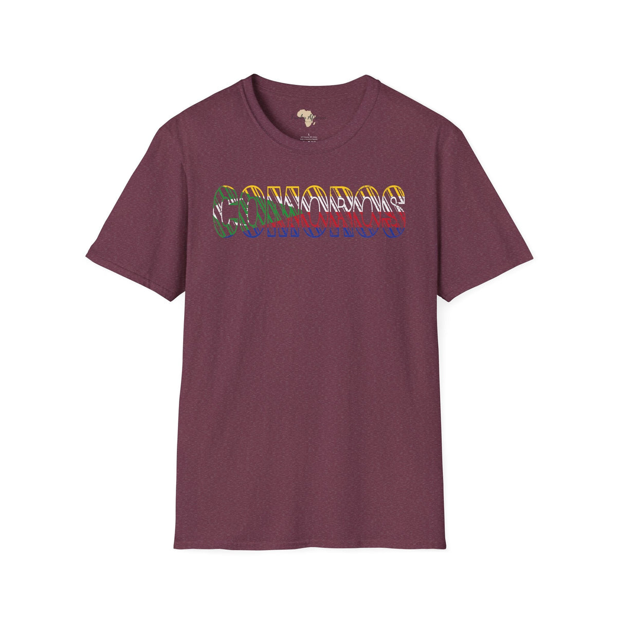 Comoros text unisex softstyle tee Funky African