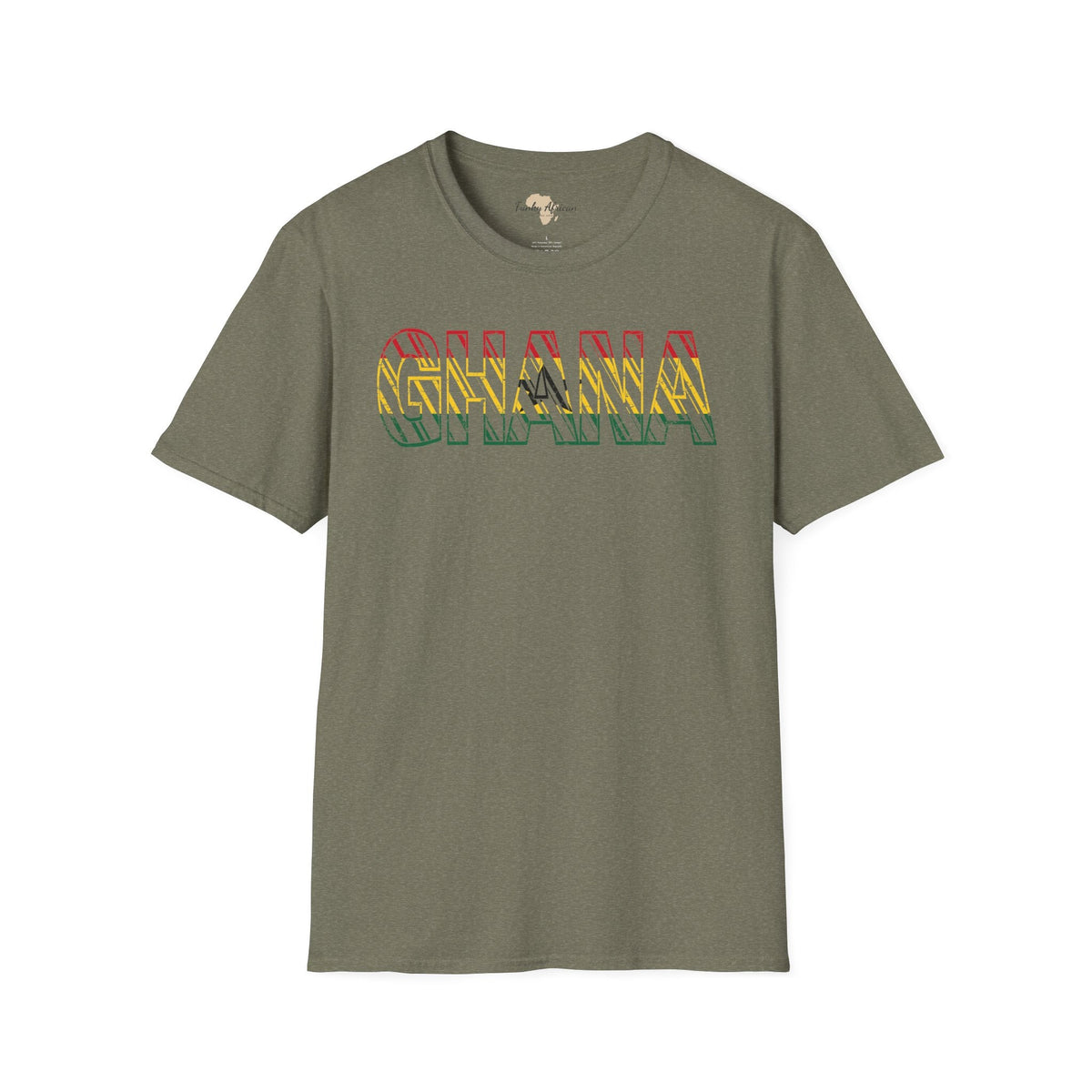 Ghana text unisex softstyle tee Funky African
