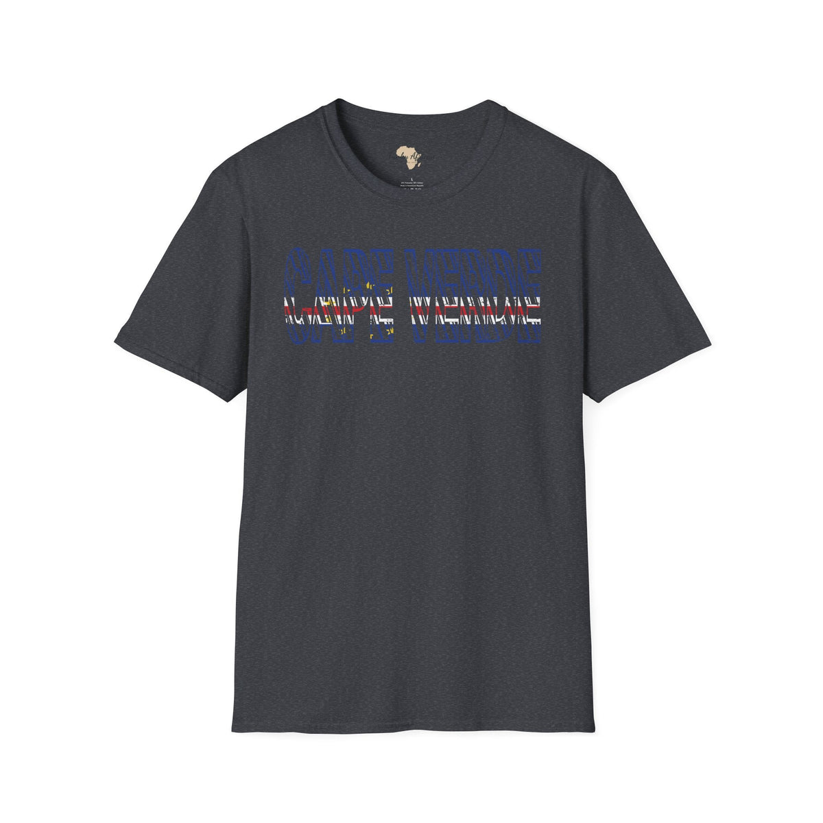Cabo Verde text unisex softstyle tee Funky African