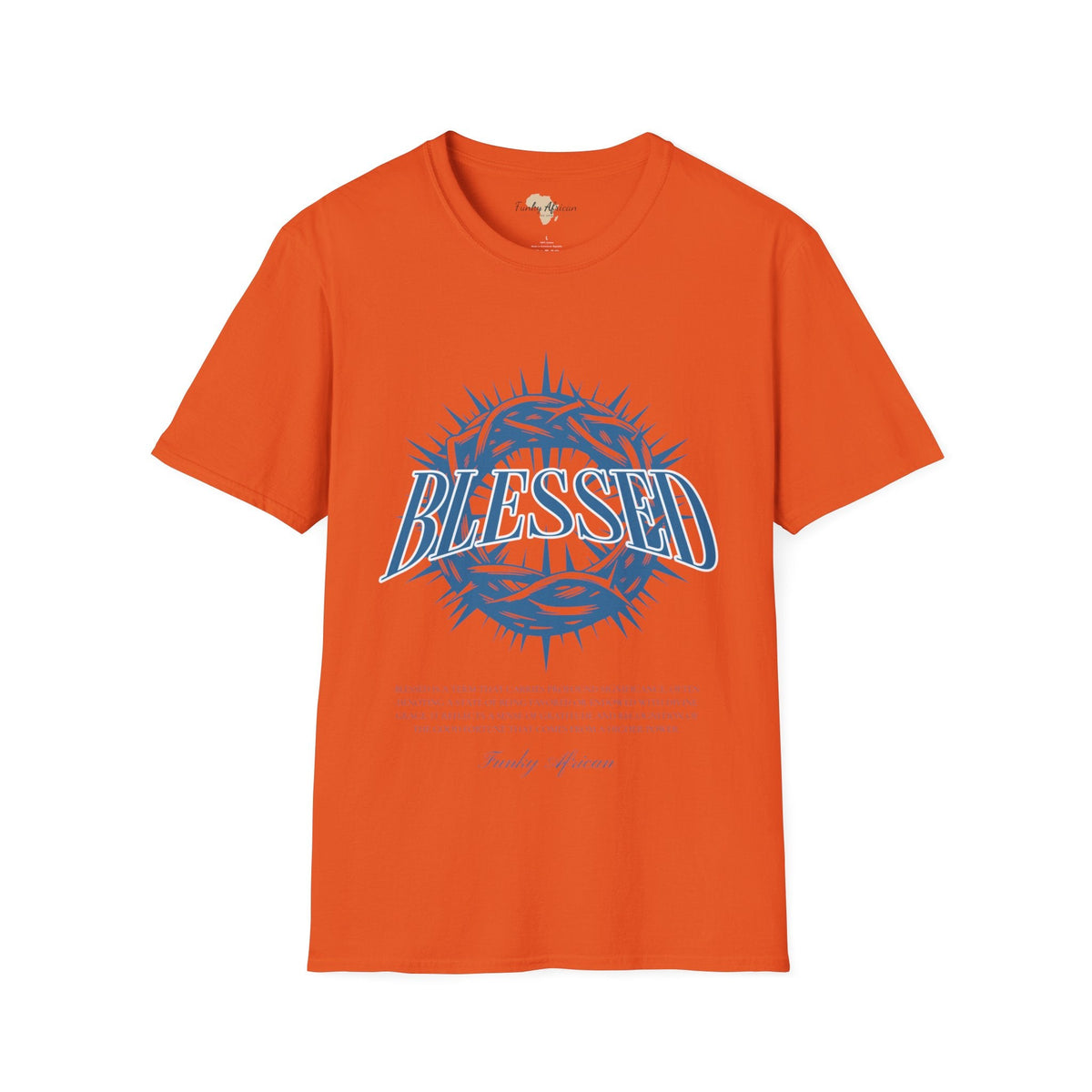 Blessed unisex tee Funky African
