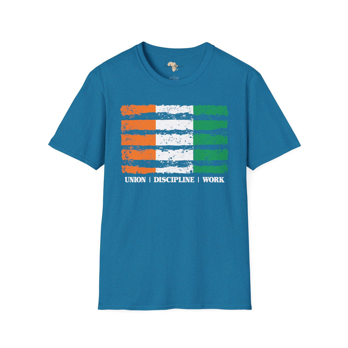 Côte d'Ivoire strip unisex softstyle tee Funky African