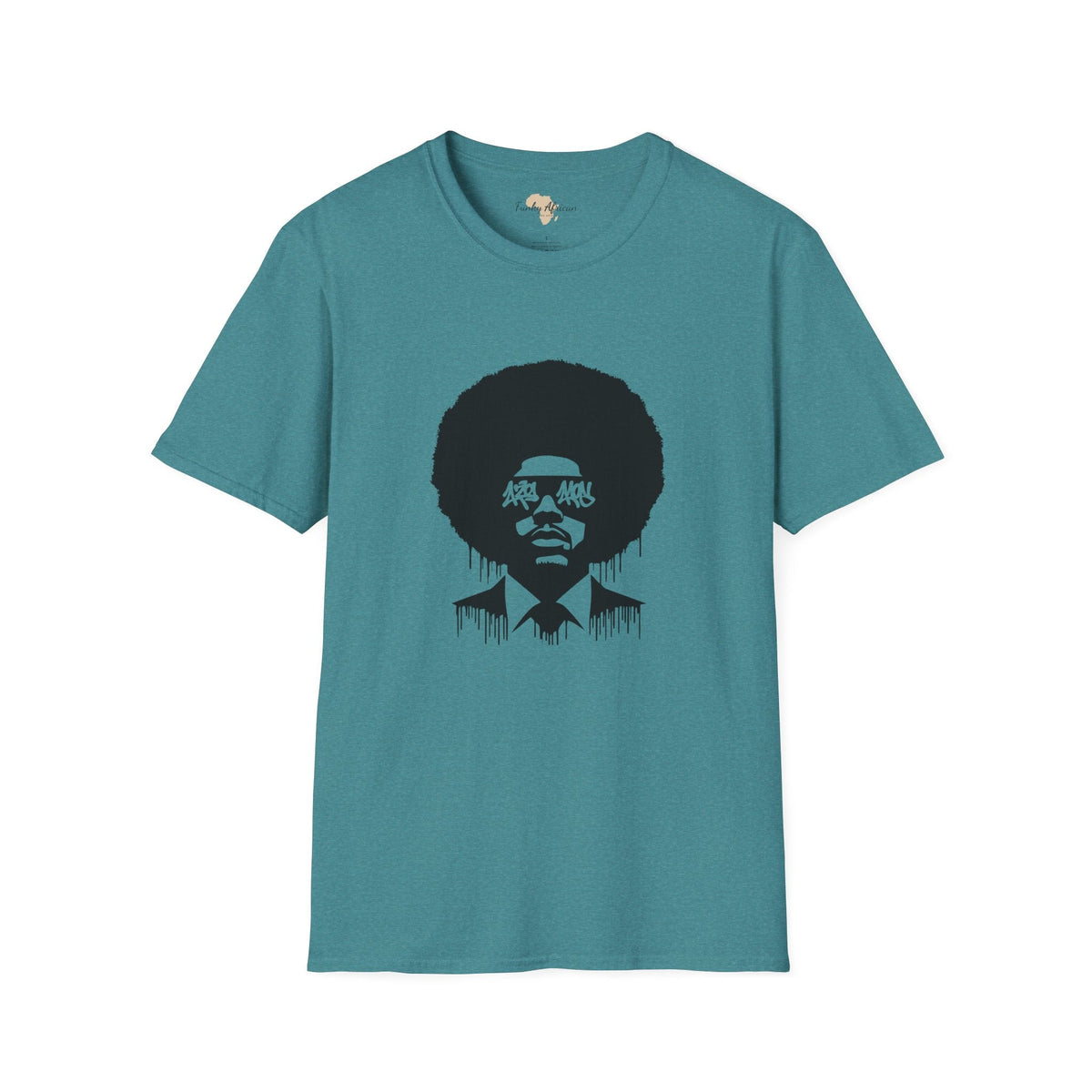 Afro graffiti unisex softstyle tee Funky African