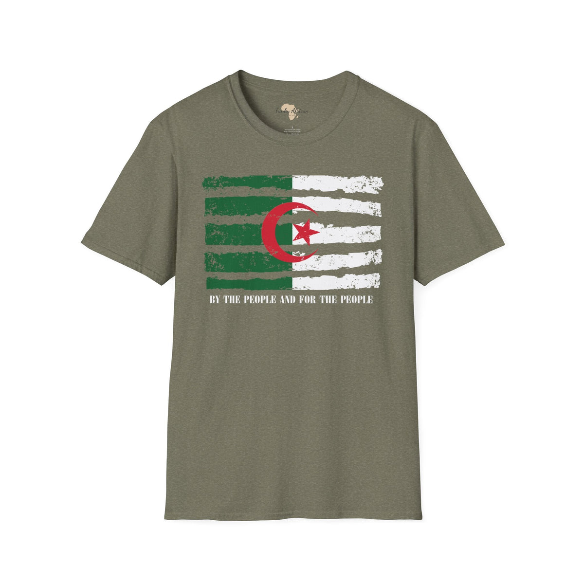 Algeria strip unisex softstyle tee Funky African