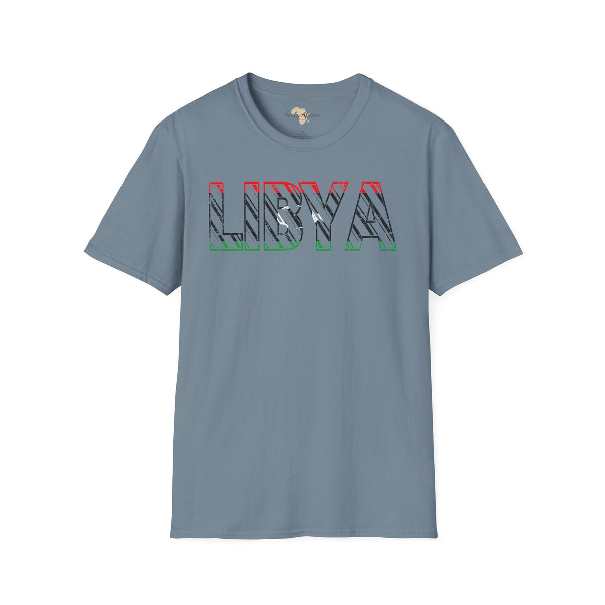 Libya text unisex softstyle tee Funky African