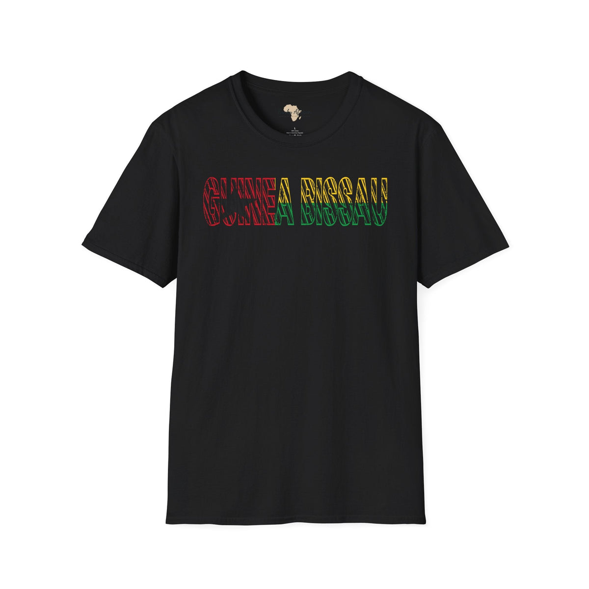 Guinea-Bissau text unisex softstyle tee Funky African