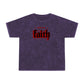 Faith unisex wash tee