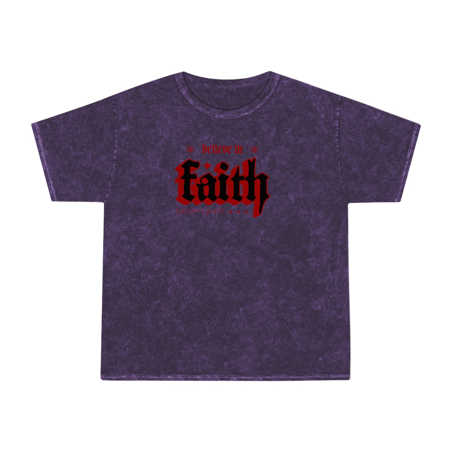Faith unisex wash tee