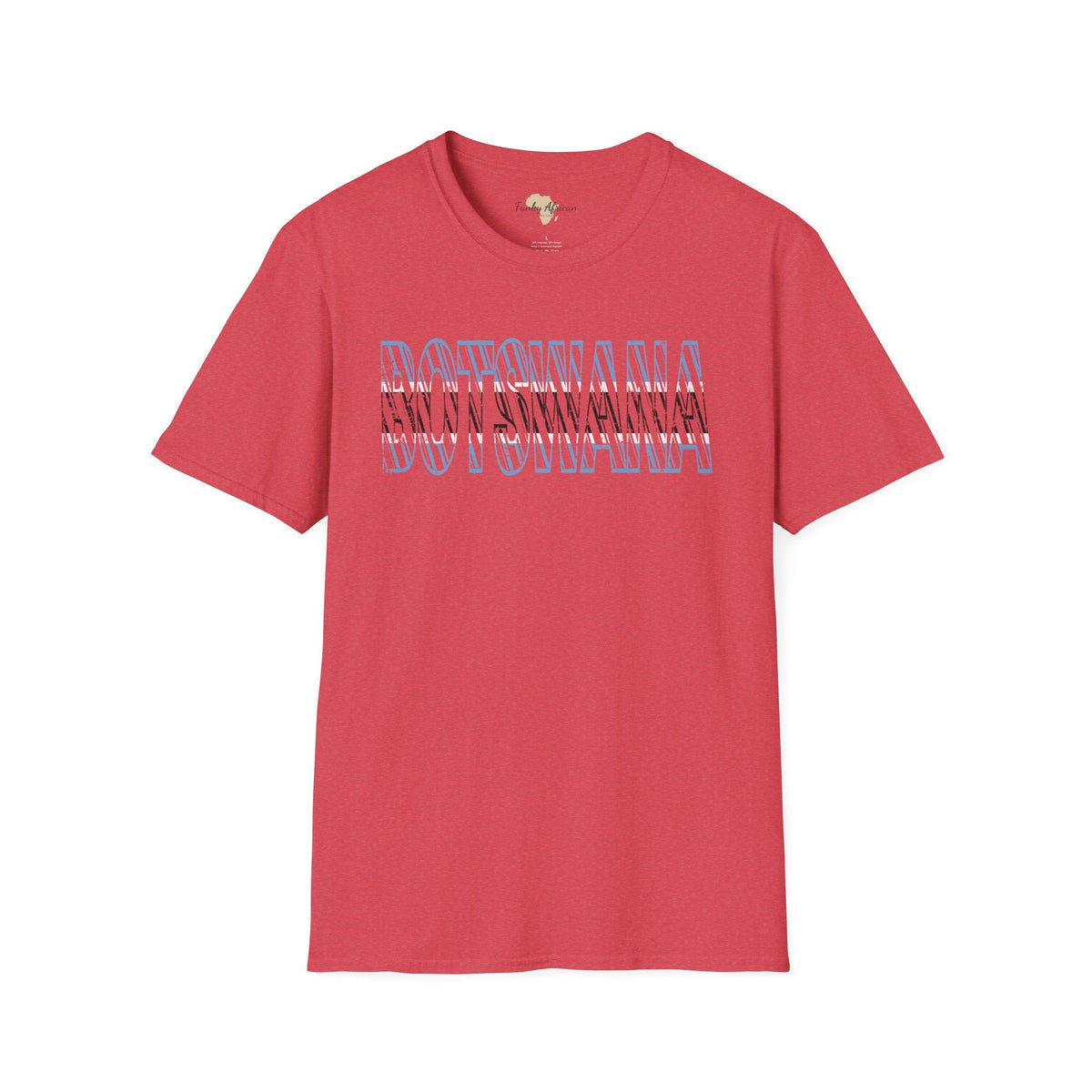 Botswana text unisex softstyle tee Funky African