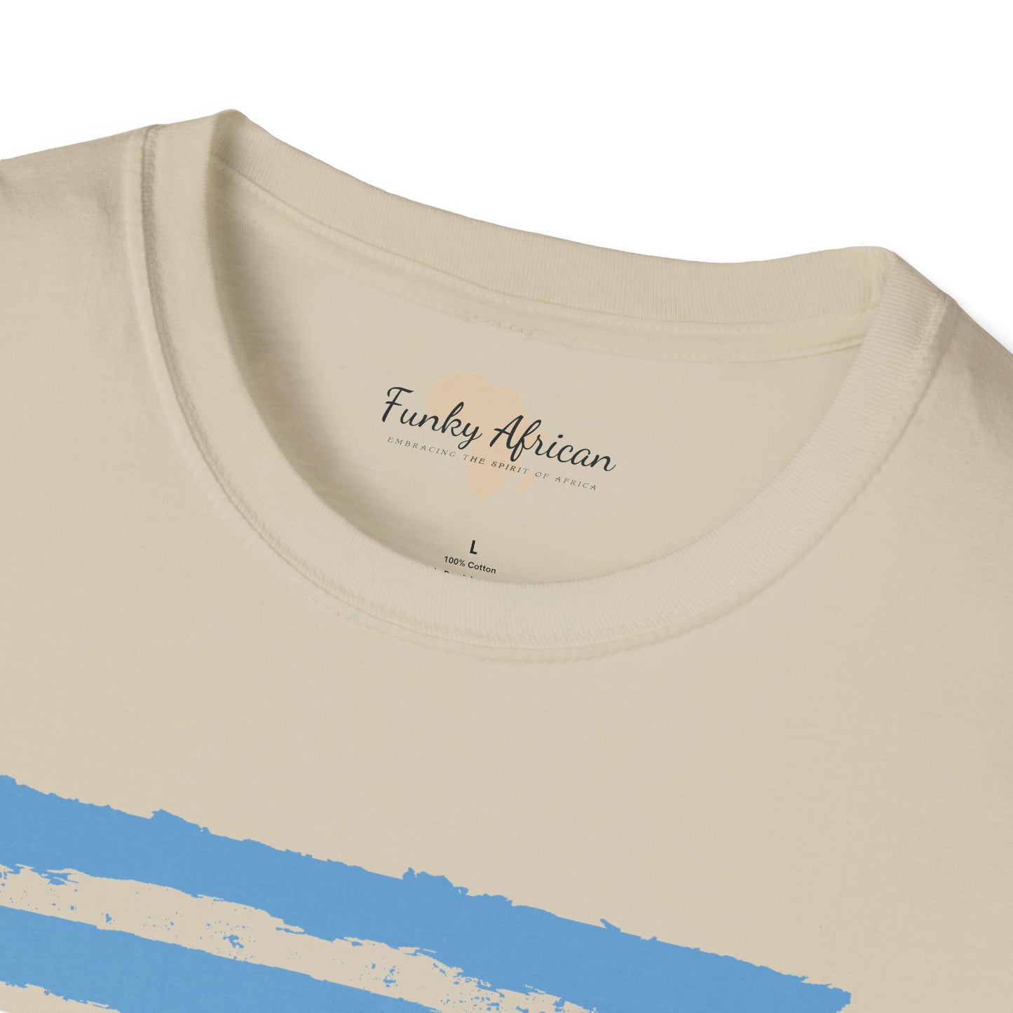 Botswana strip unisex softstyle tee