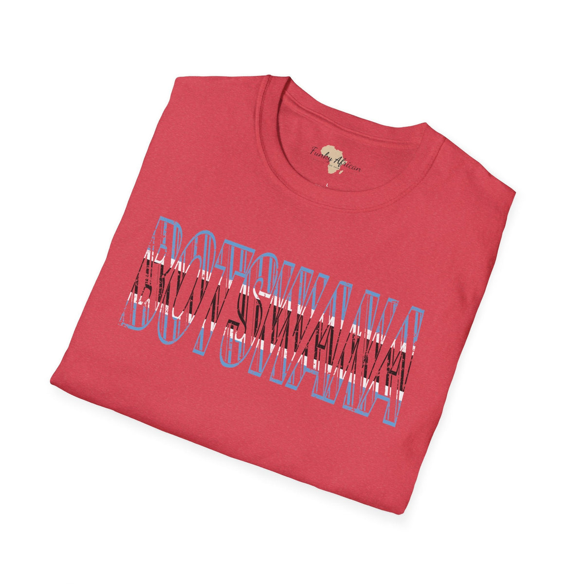 Botswana text unisex softstyle tee Funky African
