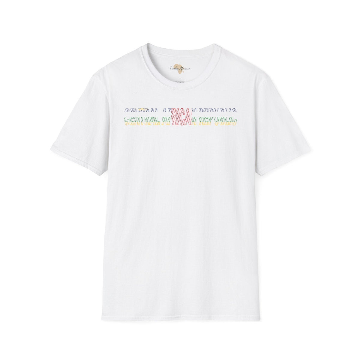 Central African Republic unisex softstyle tee Funky African