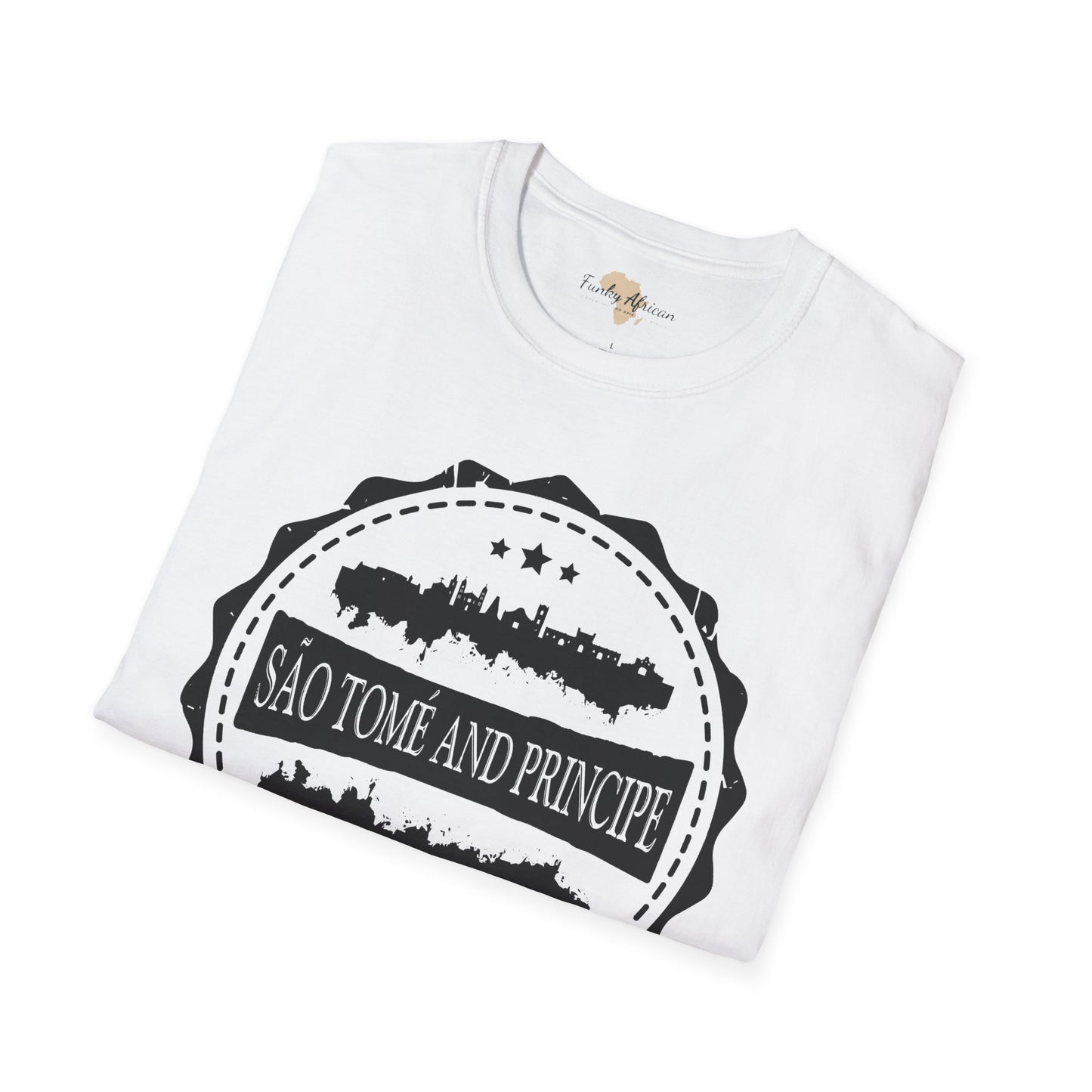 São Tomé and Príncipe Stamp unisex tee