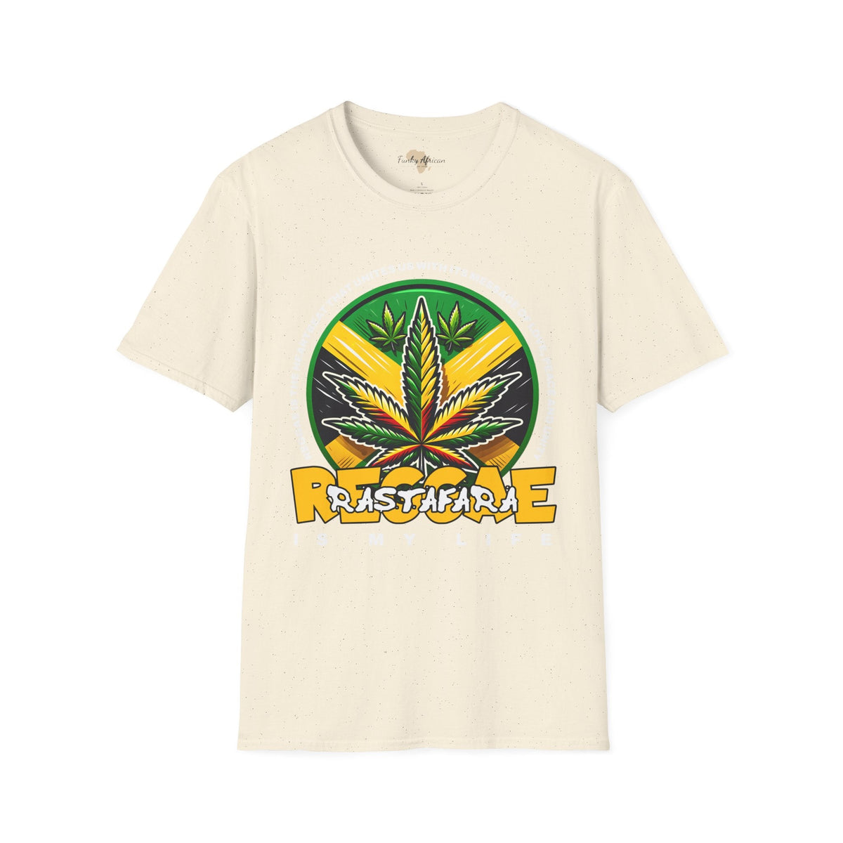 Reggae is my life  unisex tee Funky African