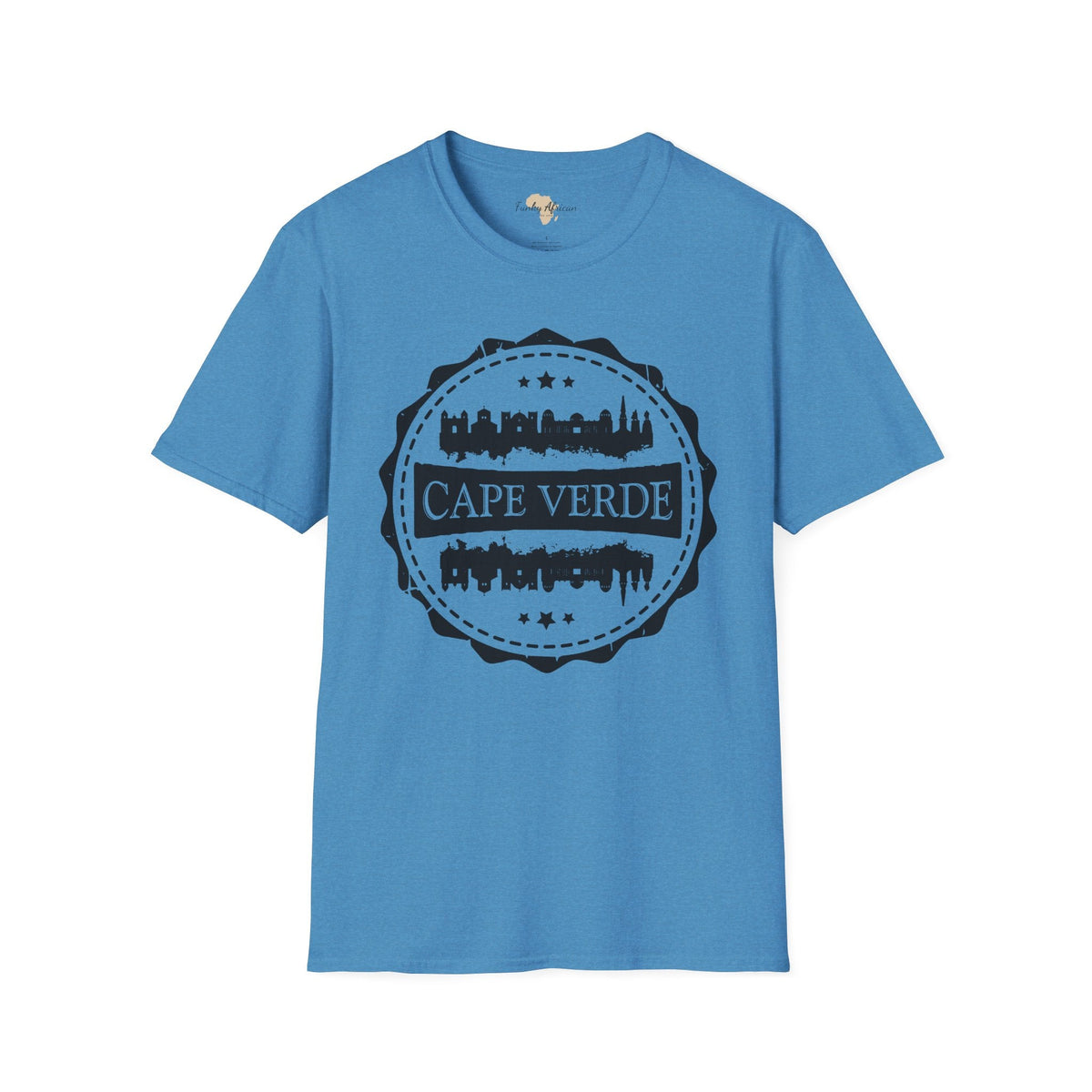 Cabo Verde Stamp unisex tee Funky African
