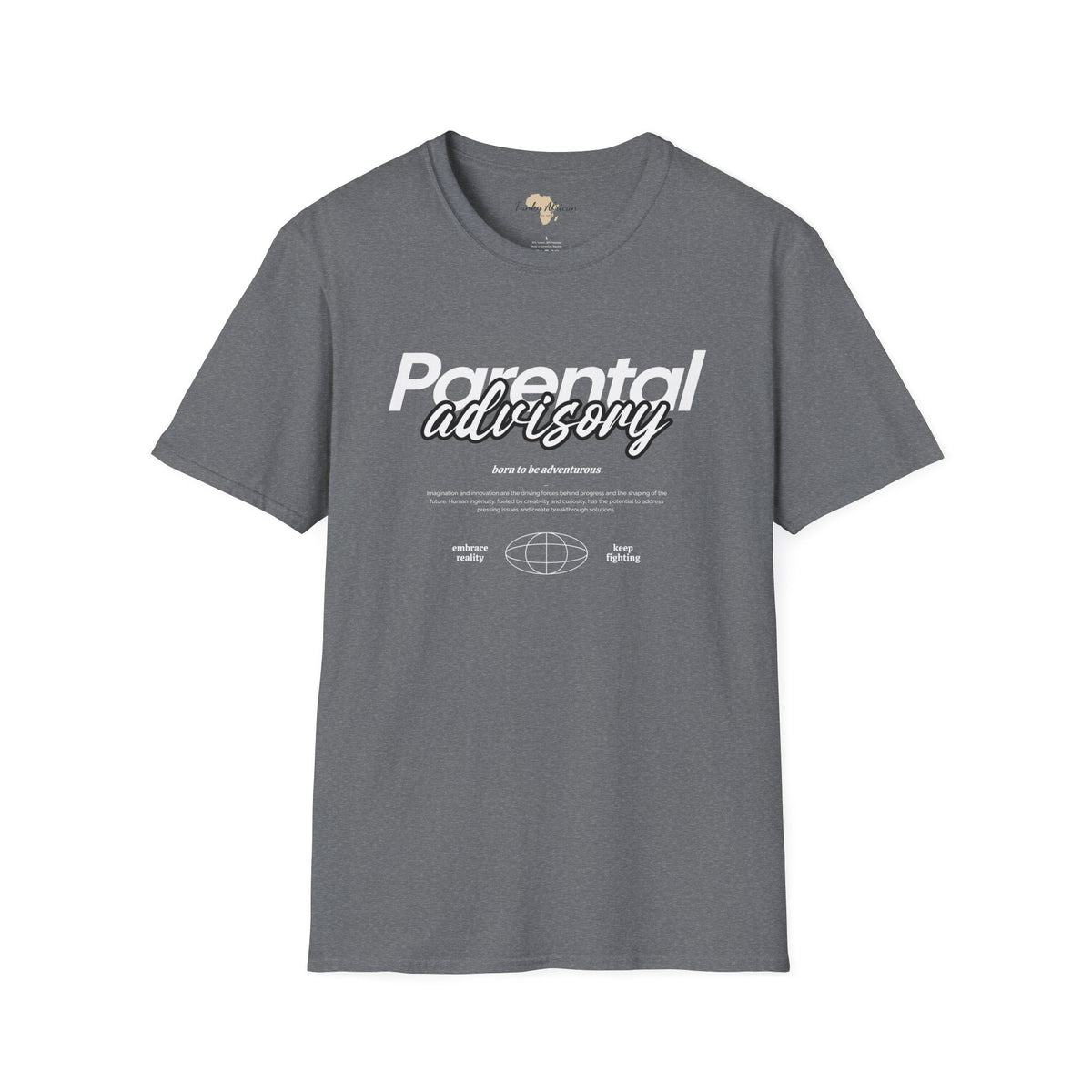 Parental Advisory unisex tee Funky African
