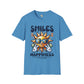 Smiles and happiness unisex softstyle tee