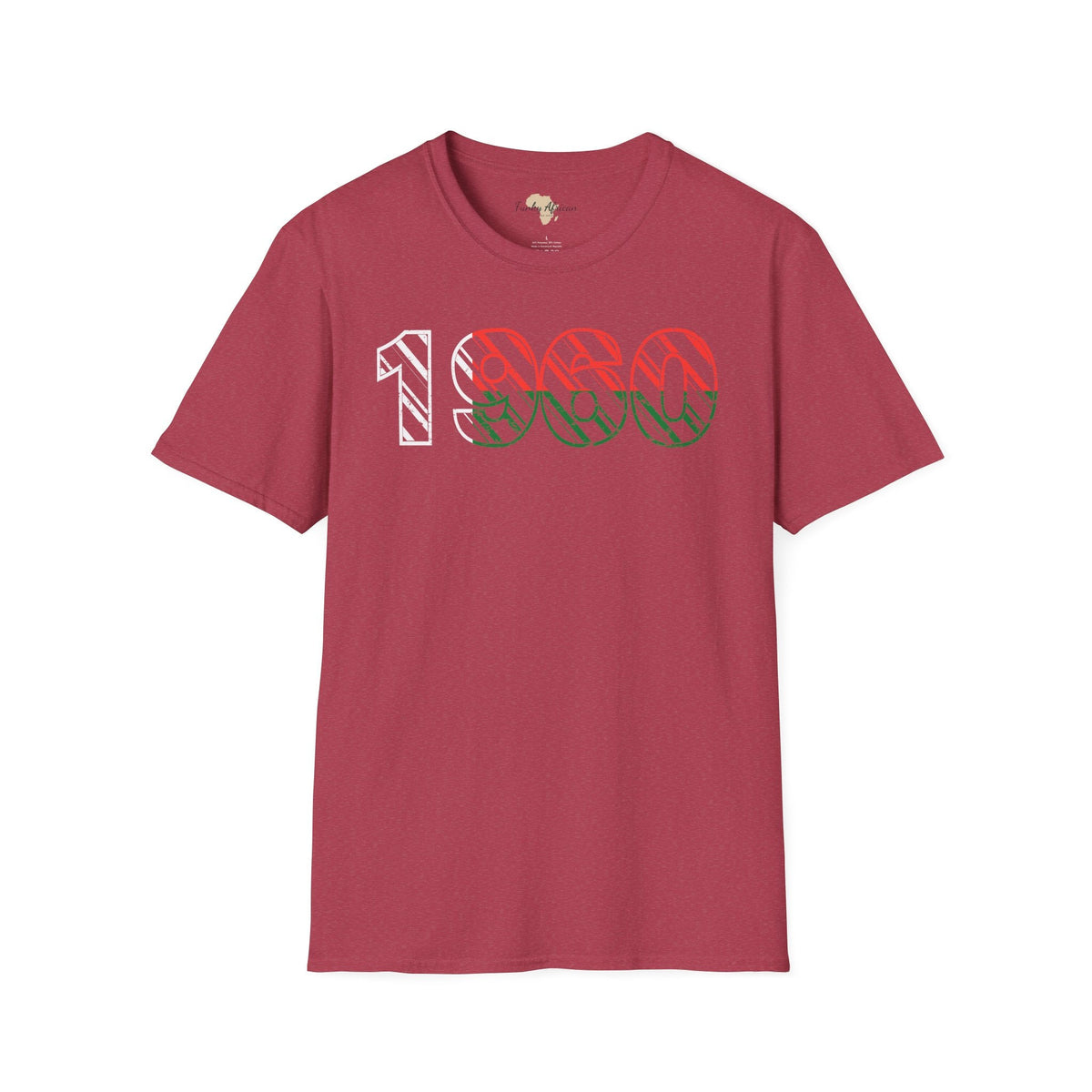Madagascar year unisex softstyle tee Funky African