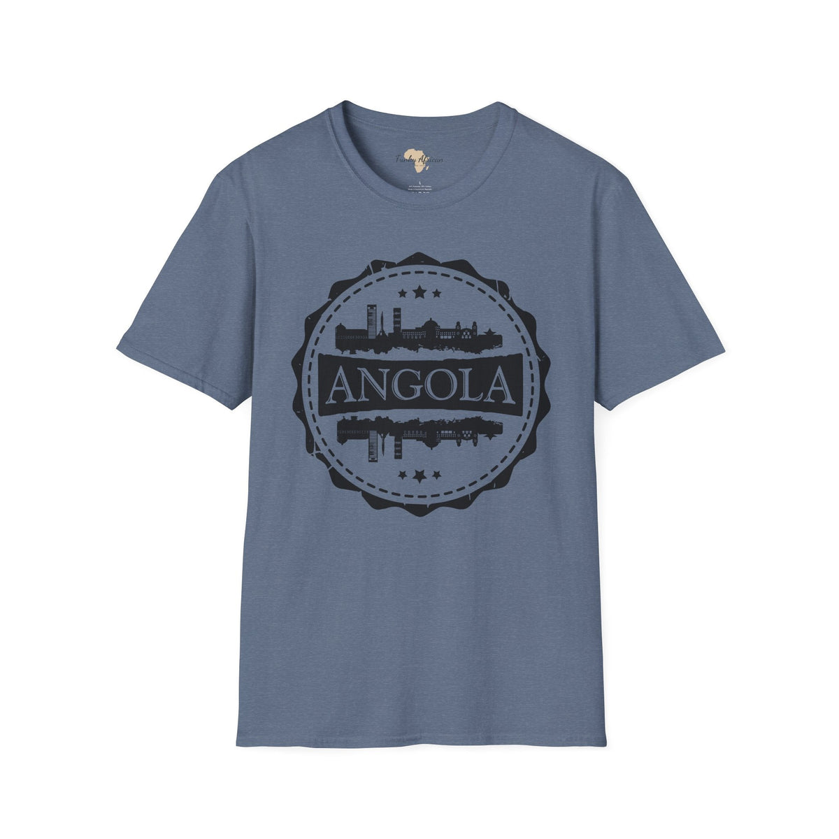 Angola Stamp unisex tee Funky African