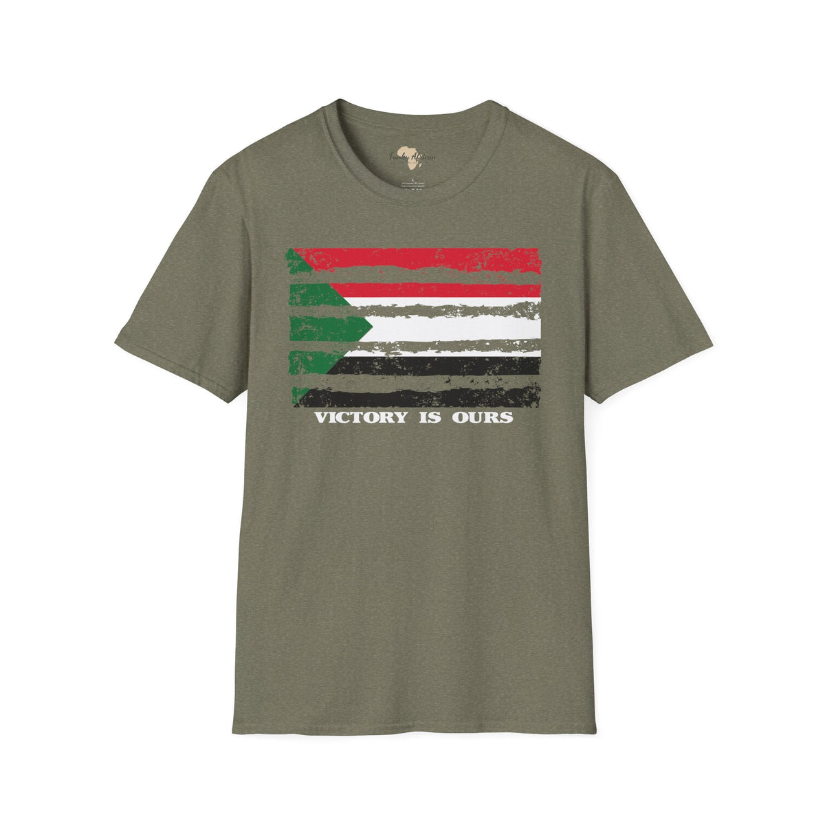 Sudan strip unisex softstyle tee Funky African