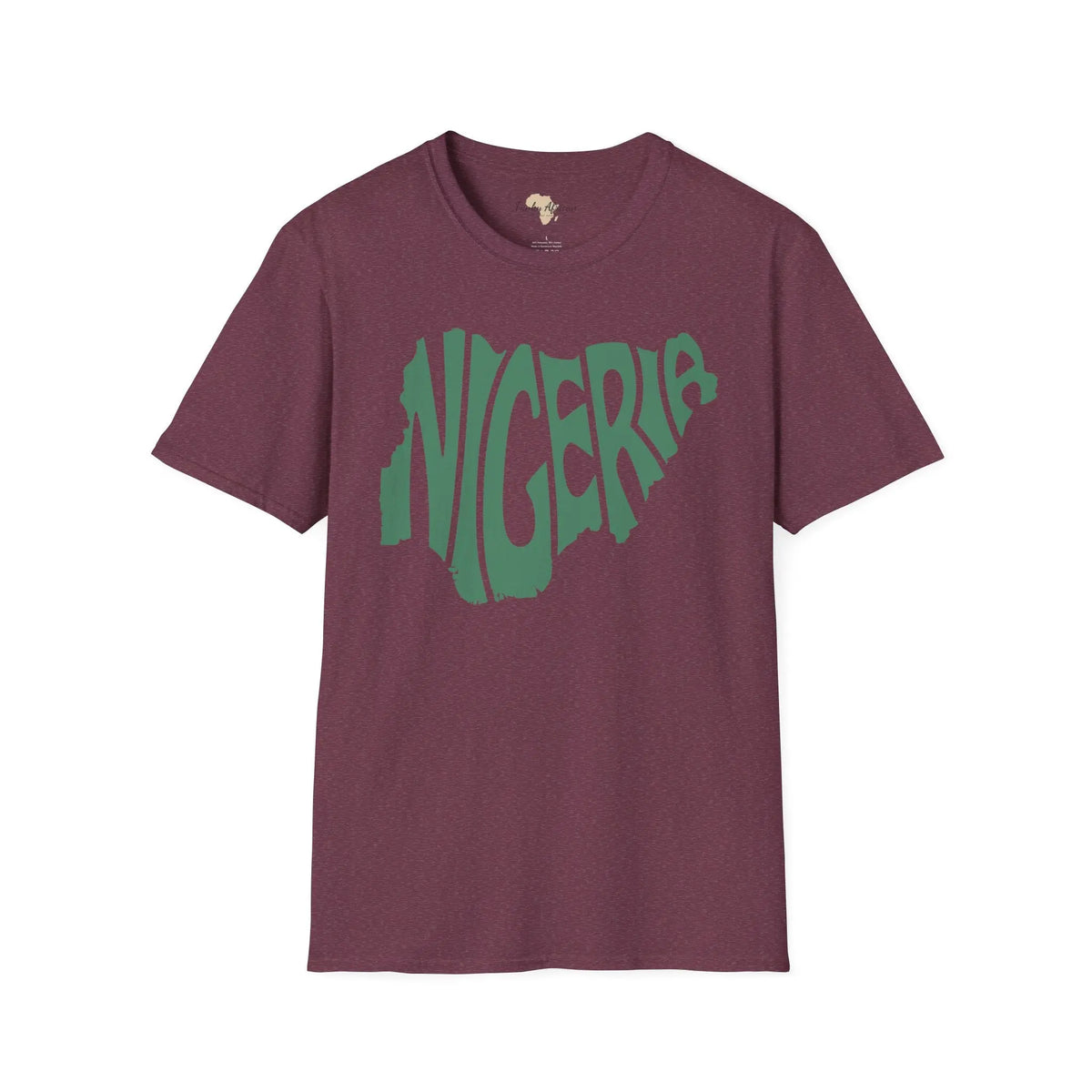 Nigeria cut unisex softstyle tee Funky African