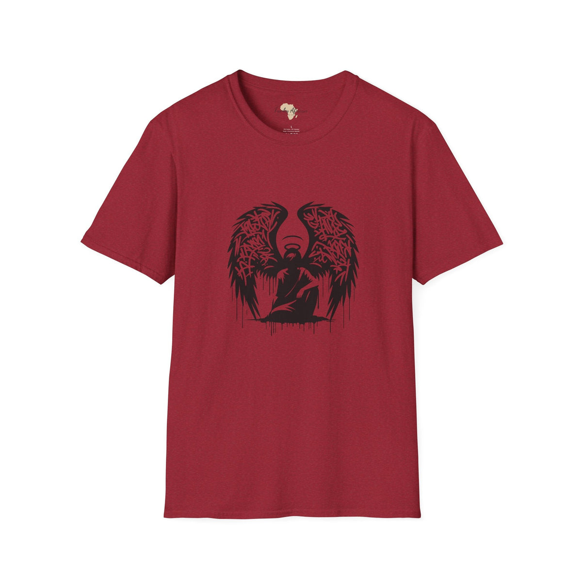 Angel graffiti unisex softstyle tee Funky African