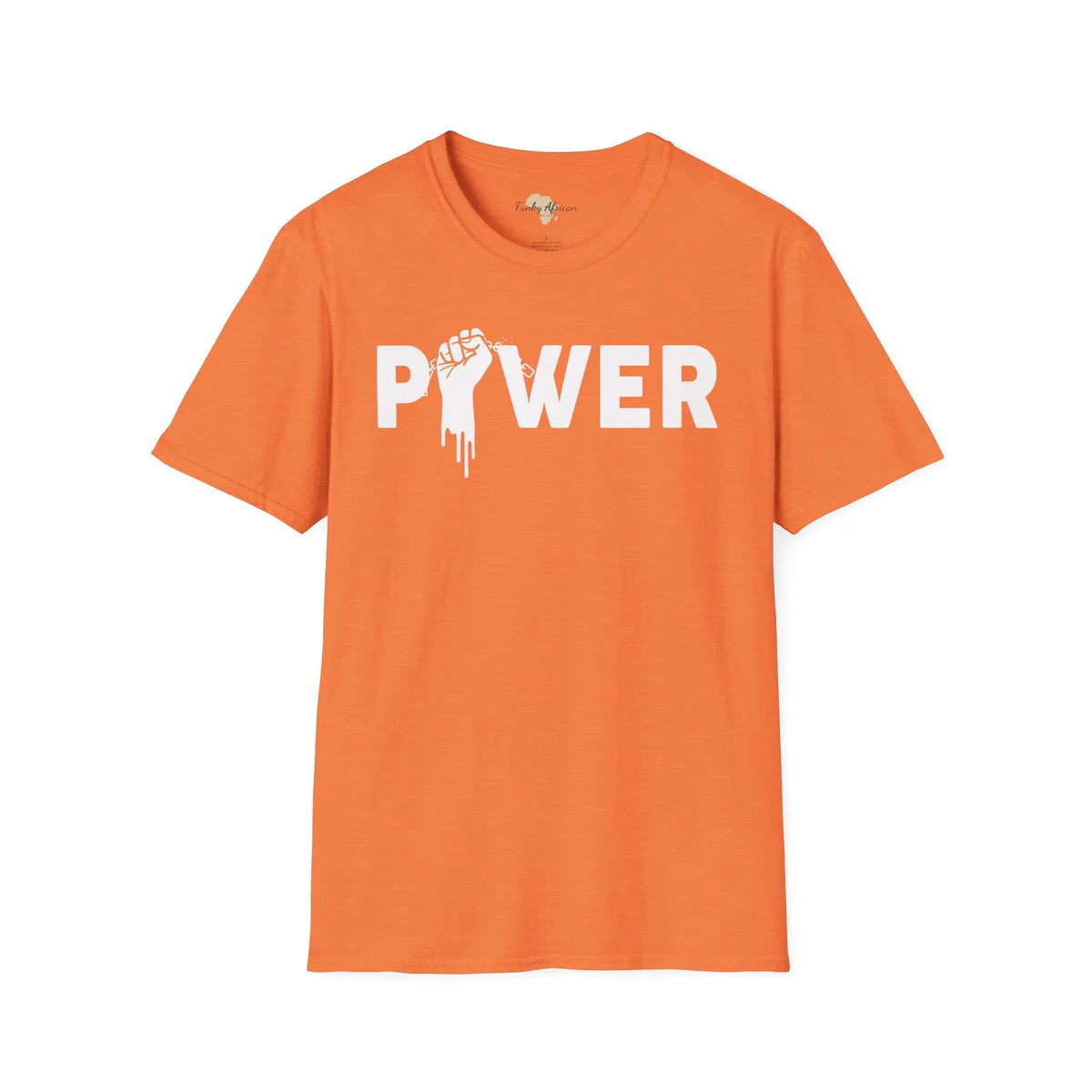 Power unisex softstyle tee Funky African