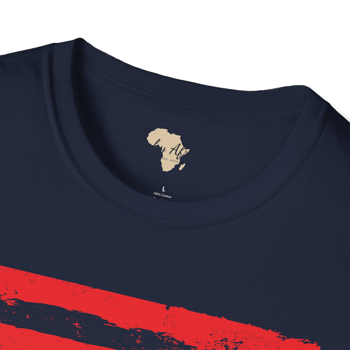 Burkina Faso strip unisex softstyle tee Funky African