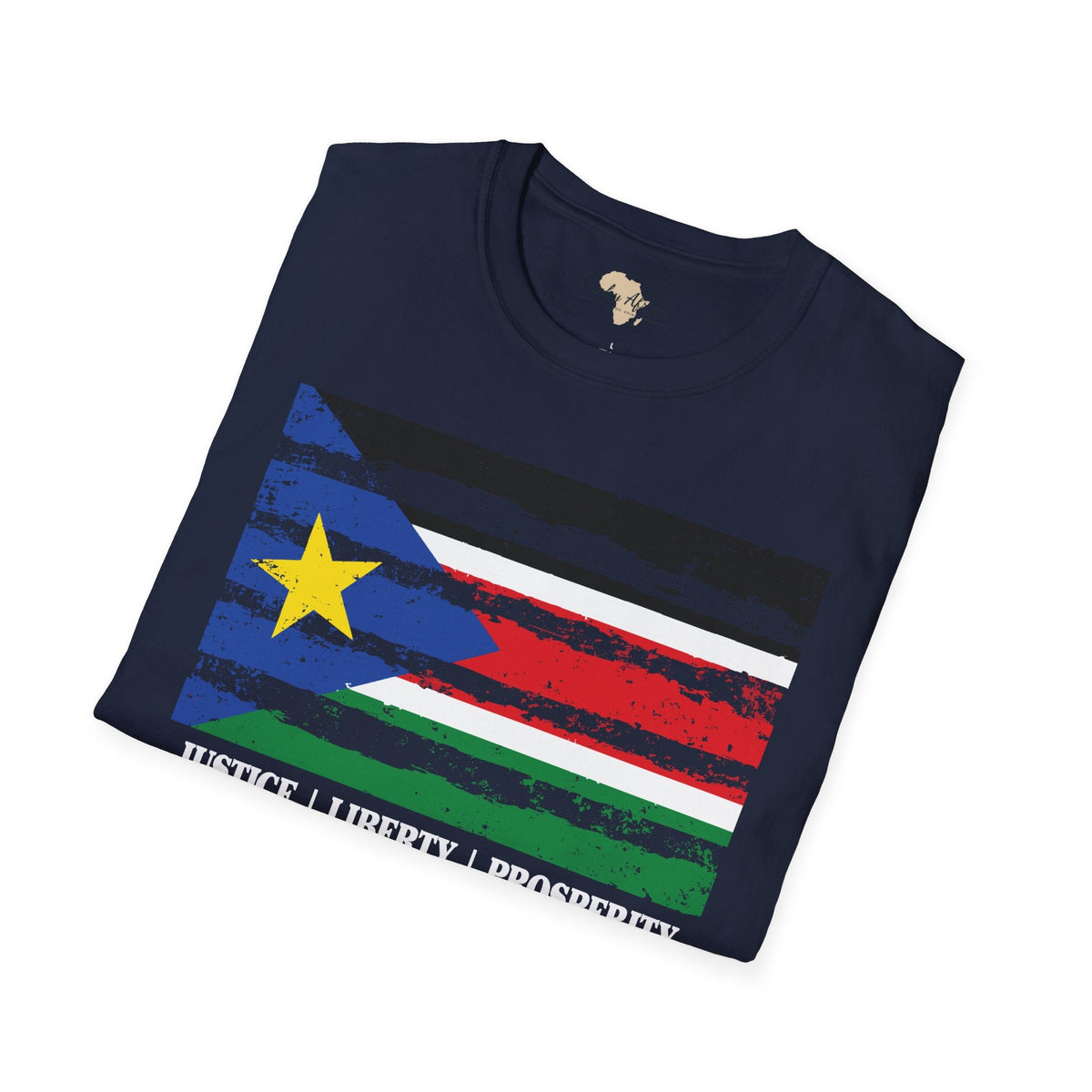 South Sudan strip unisex softstyle tee Funky African