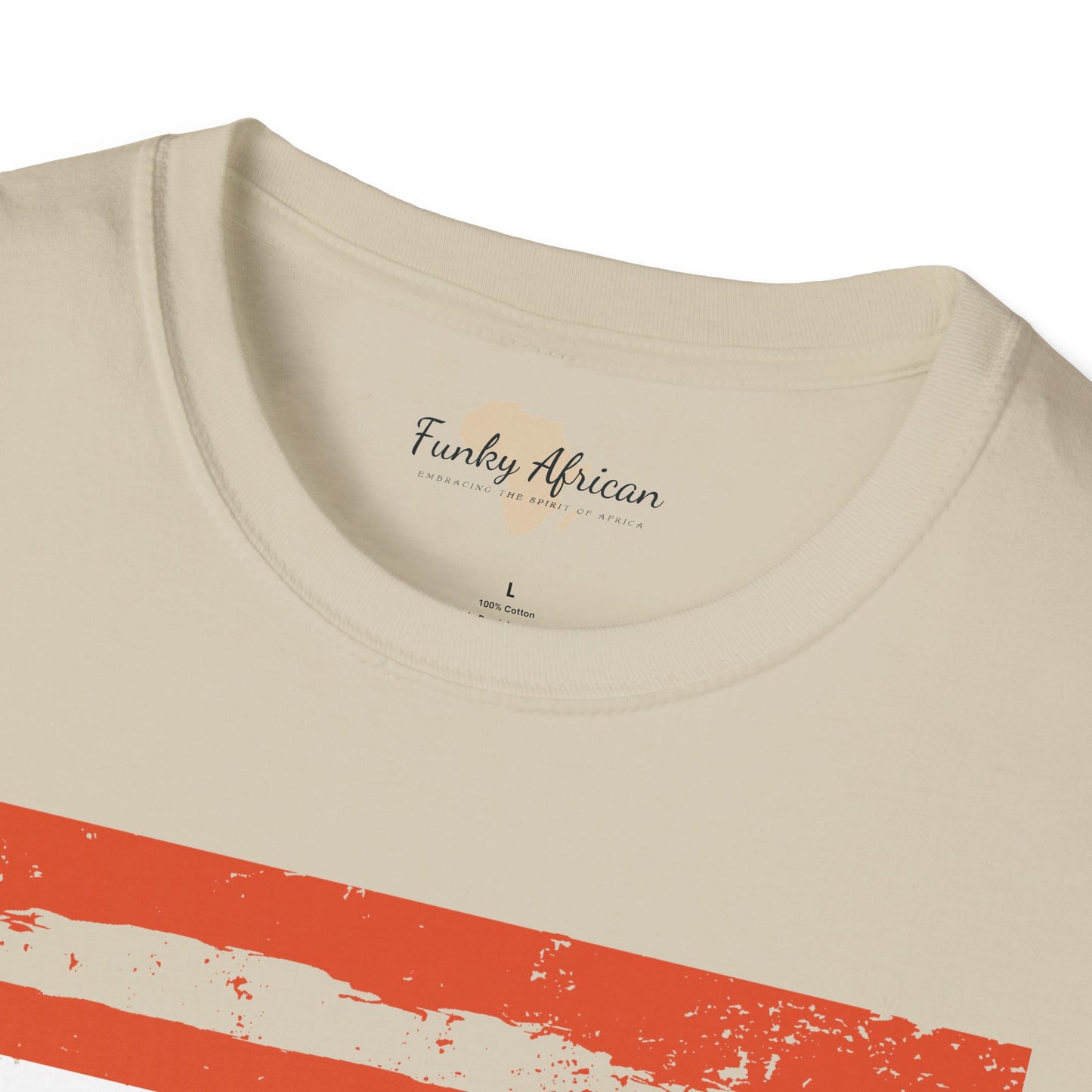 Nigerien strip unisex softstyle tee