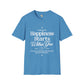 Happiness starts from within unisex softstyle tee