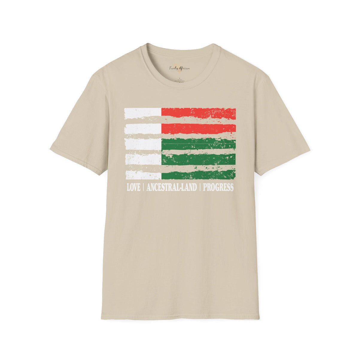 Madagascar strip unisex softstyle tee Funky African