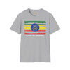 Ethiopia strip unisex softstyle tee