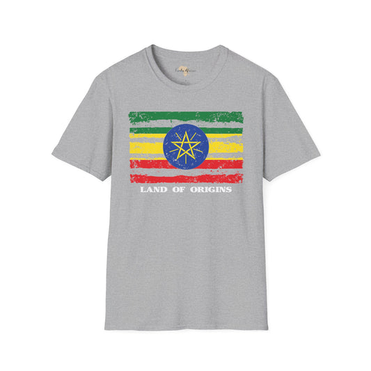 Ethiopia strip unisex softstyle tee