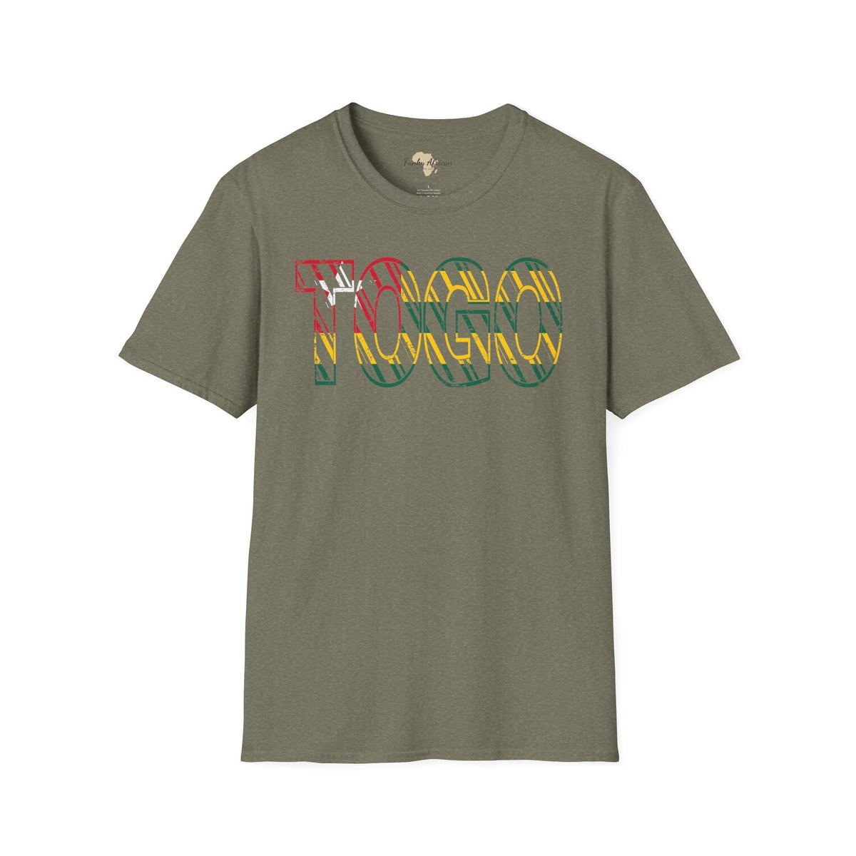 Togo text unisex softstyle tee Funky African