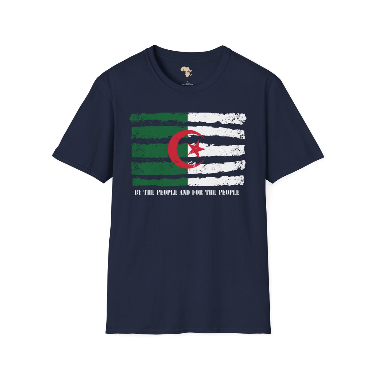 Algeria strip unisex softstyle tee Funky African