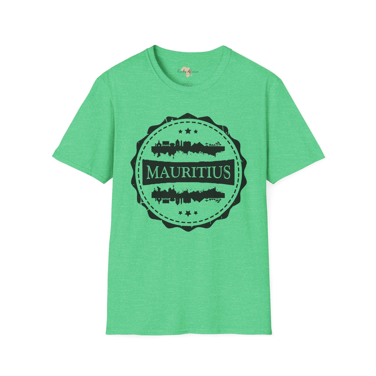 Mauritius Stamp unisex tee Funky African