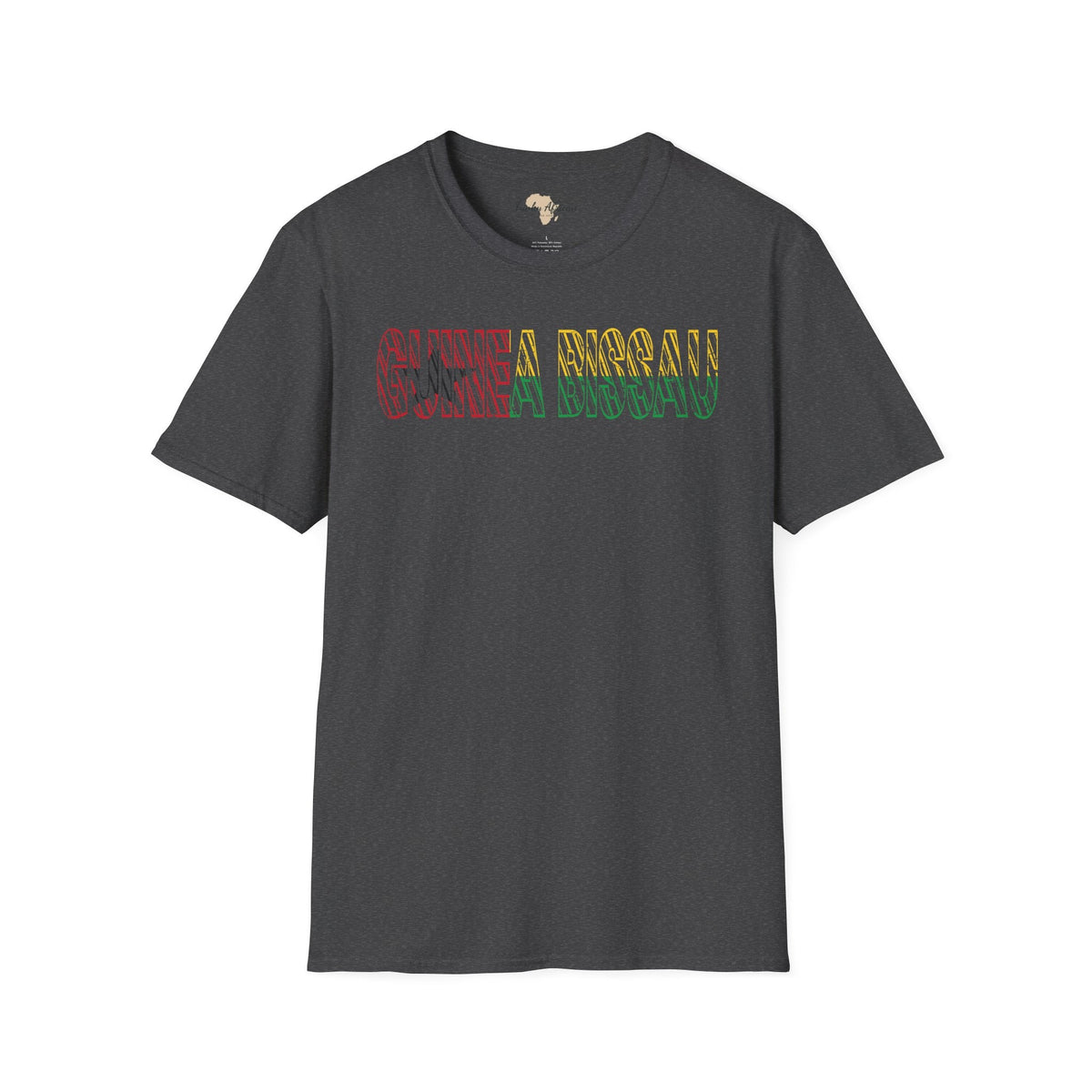 Guinea-Bissau text unisex softstyle tee Funky African
