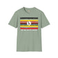Uganda strip unisex softstyle tee