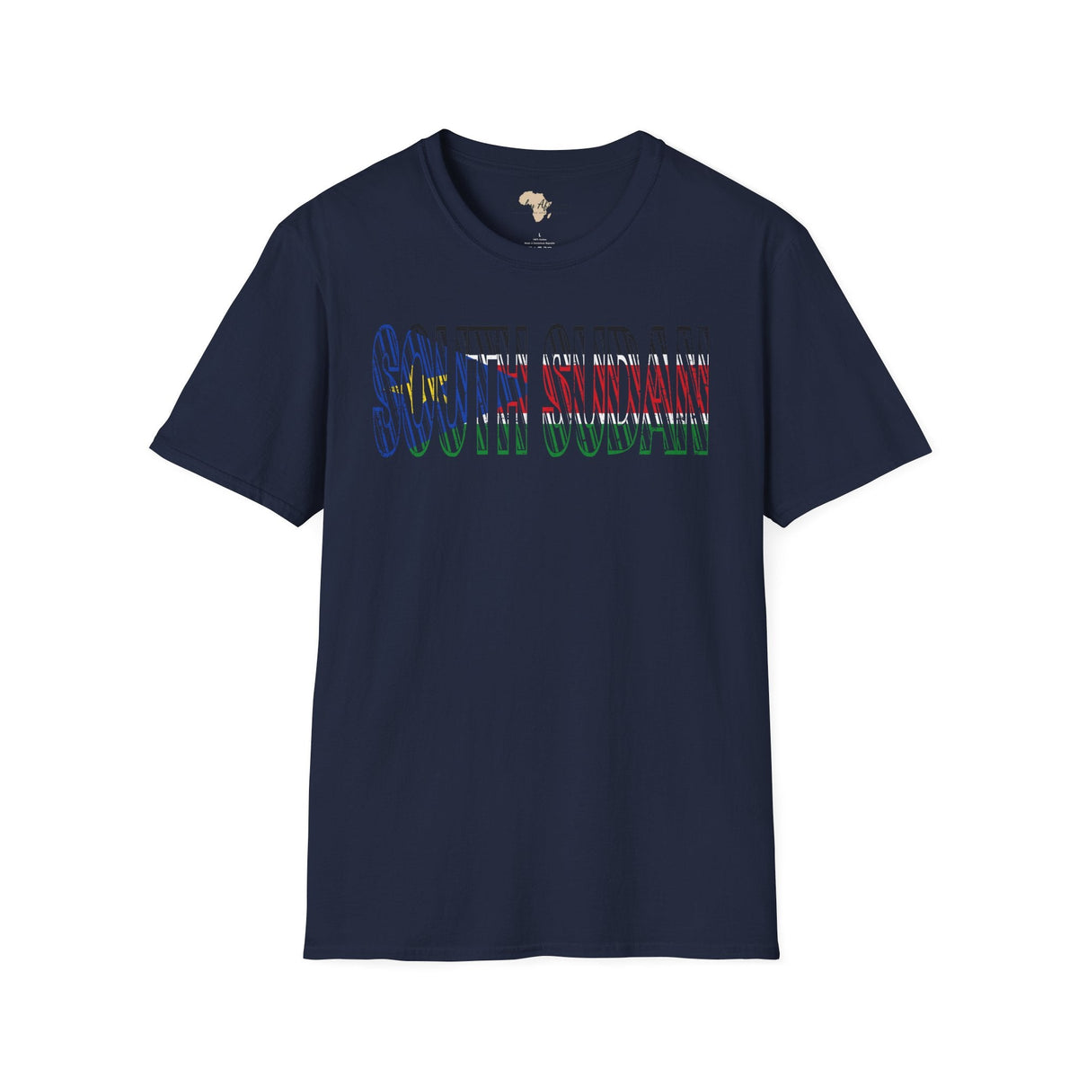 South Sudan text unisex softstyle tee Funky African
