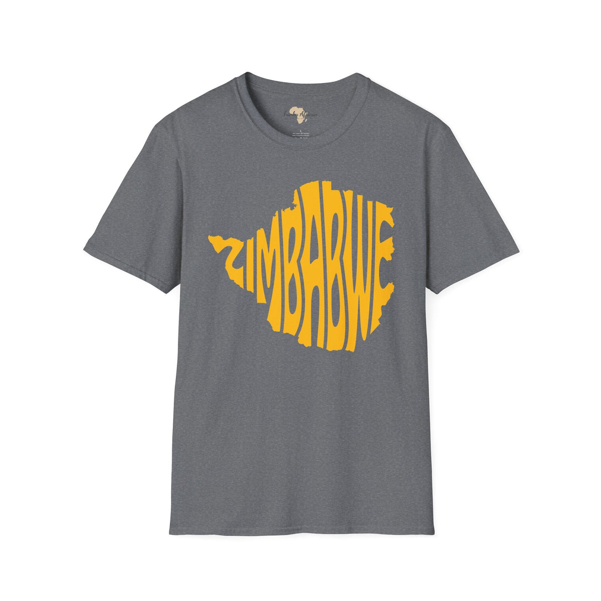 Zimbabwe cut unisex softstyle tee Funky African