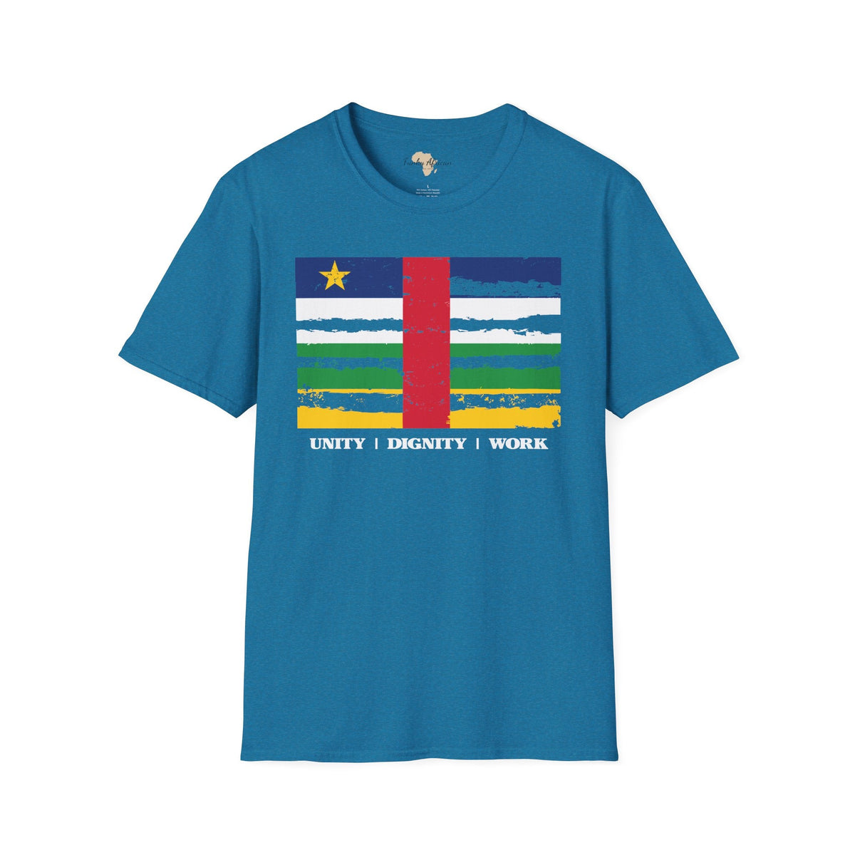 Central African Republic strip unisex softstyle tee Funky African
