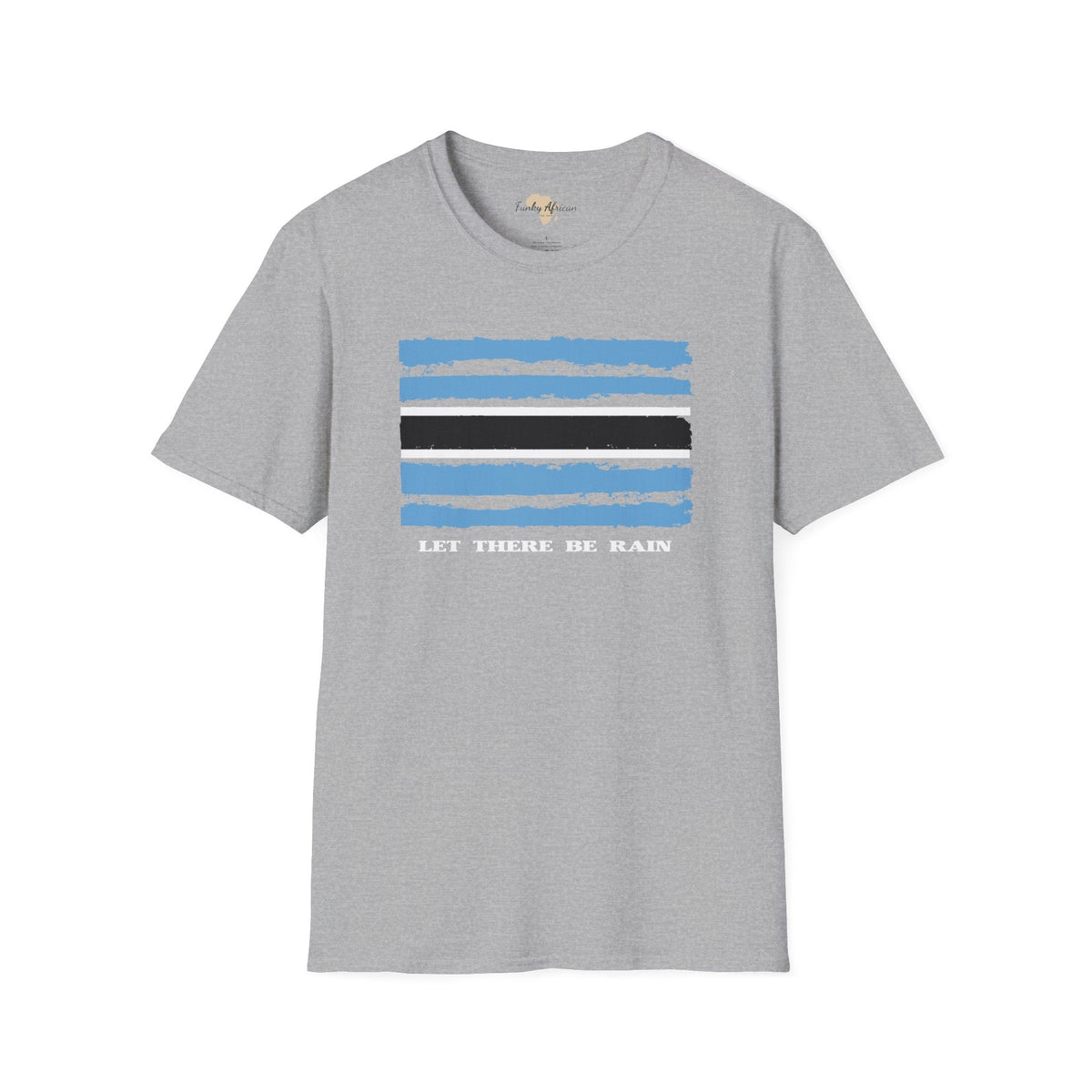 Botswana strip unisex softstyle tee Funky African