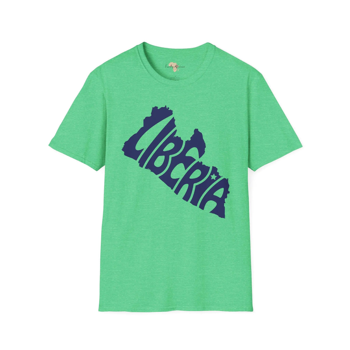 Liberia cut unisex softstyle tee Funky African