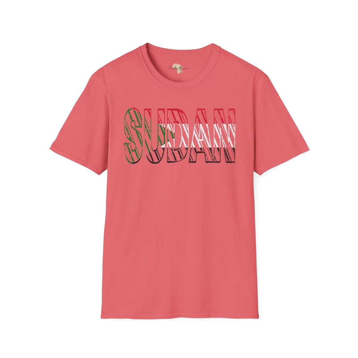 Sudan text unisex softstyle tee Funky African