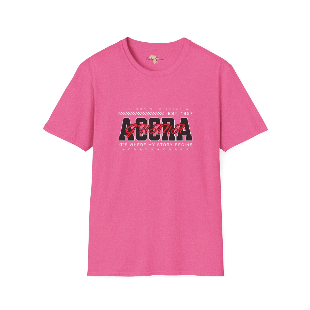 Accra Ghana unisex softstyle tee Funky African