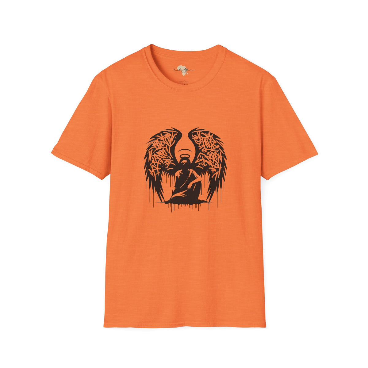 Angel graffiti unisex softstyle tee Funky African